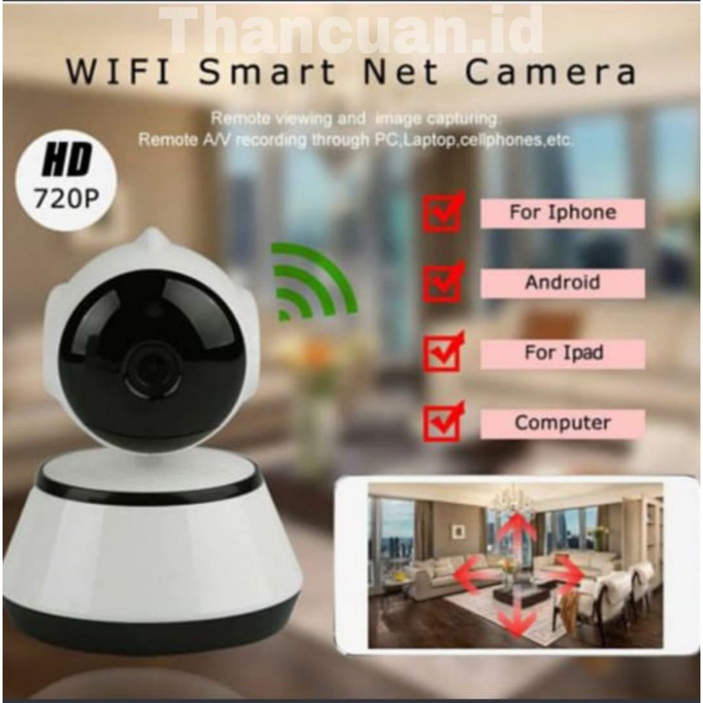 IP Camera WIFI FREE SD CARD 16GB CCTV V380 Smart Wifi Kamera HD960P Q6 Wireless IP Kamera APP Control