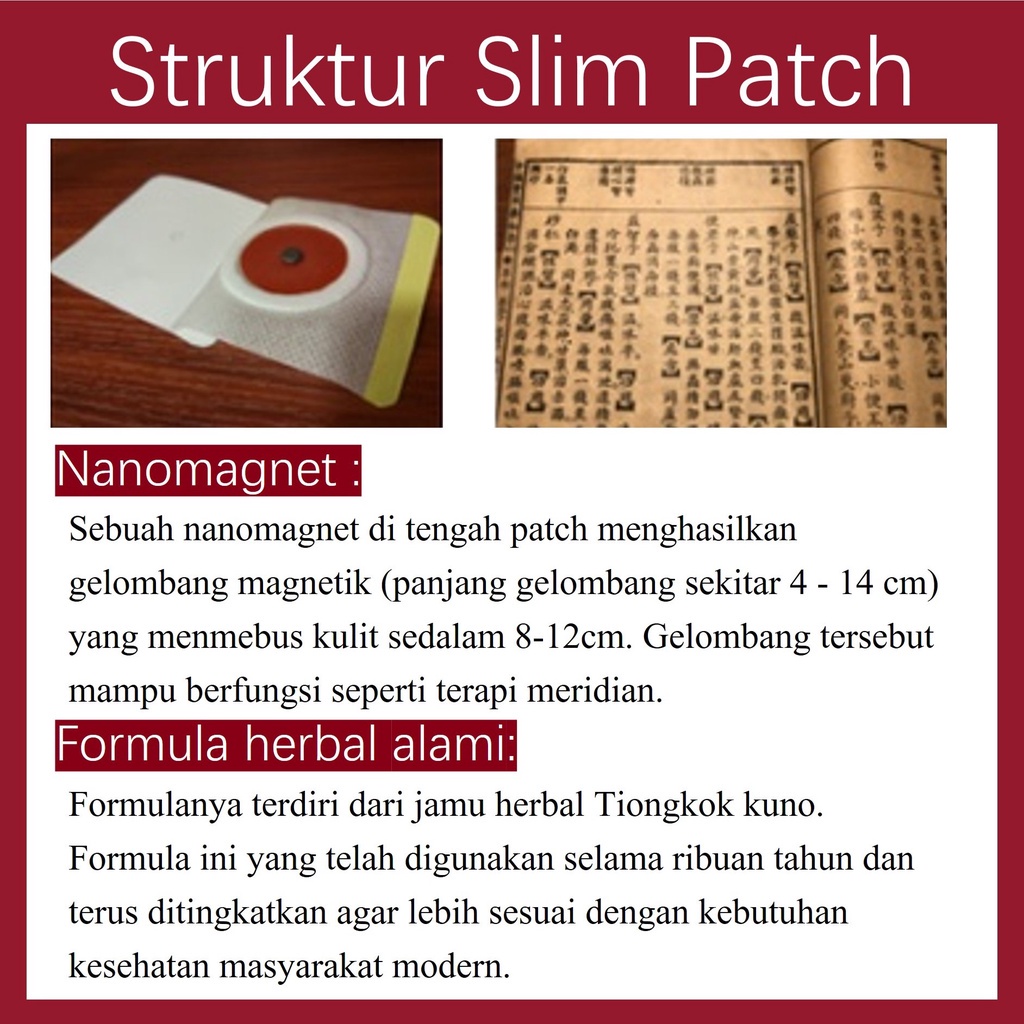 pelangsing slim patch  / detox Pembakar Lemak Obat Pelangsing Badan 10pcs Perut tipis / kaki kurus/lengan kurus/semua tersedia untuk seluruh tubuh