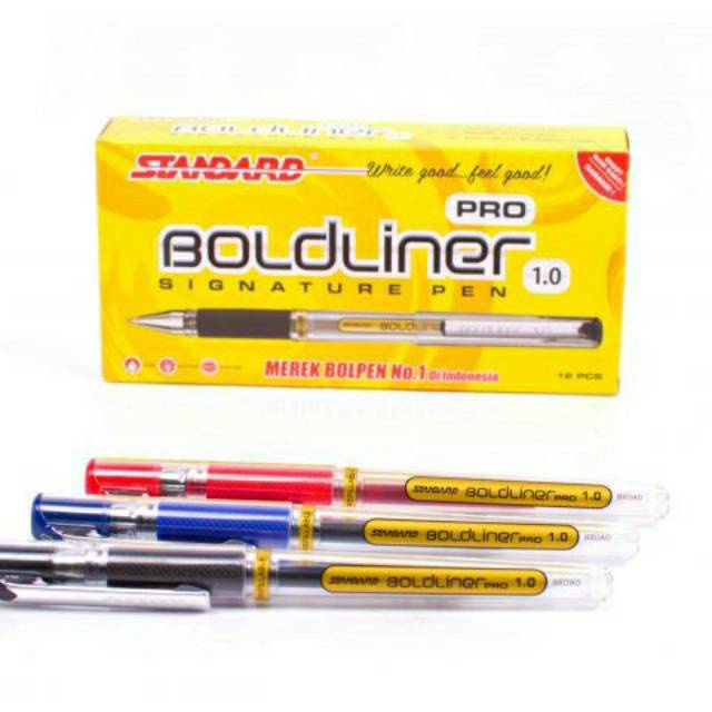 

PULPEN BOLDLINER PRO 1.0 STANDARD PEN PULPEN TANDA TANGAN
