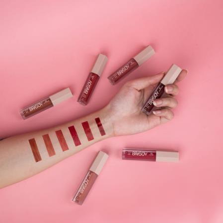 ^ KYRA ^ Brasov Lipcream Velvet Lip Cream Make Up Bibir Makeup - Netto 4 gr
