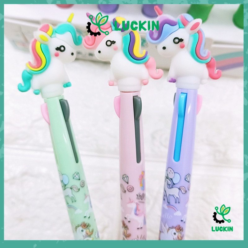 

Luckin Pulpen 3 Warna Bentuk Kartun Beruang Lucu Untuk Sekolah /Pena Karakter BTS Mekanik 3 Warna Warni