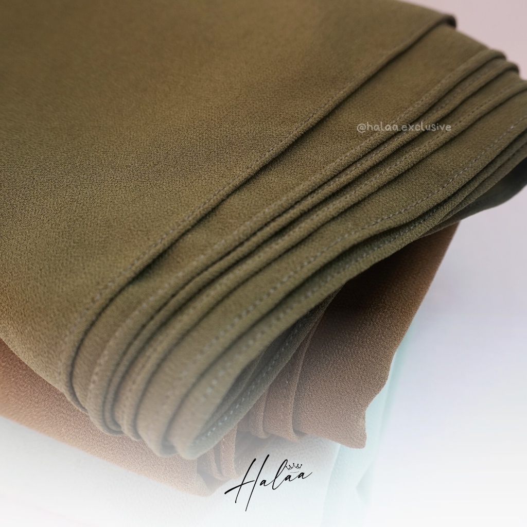 [185 x 75 cm] PASHMINA RAYYA SET DENGAN CADAR By Halaa Exclusive