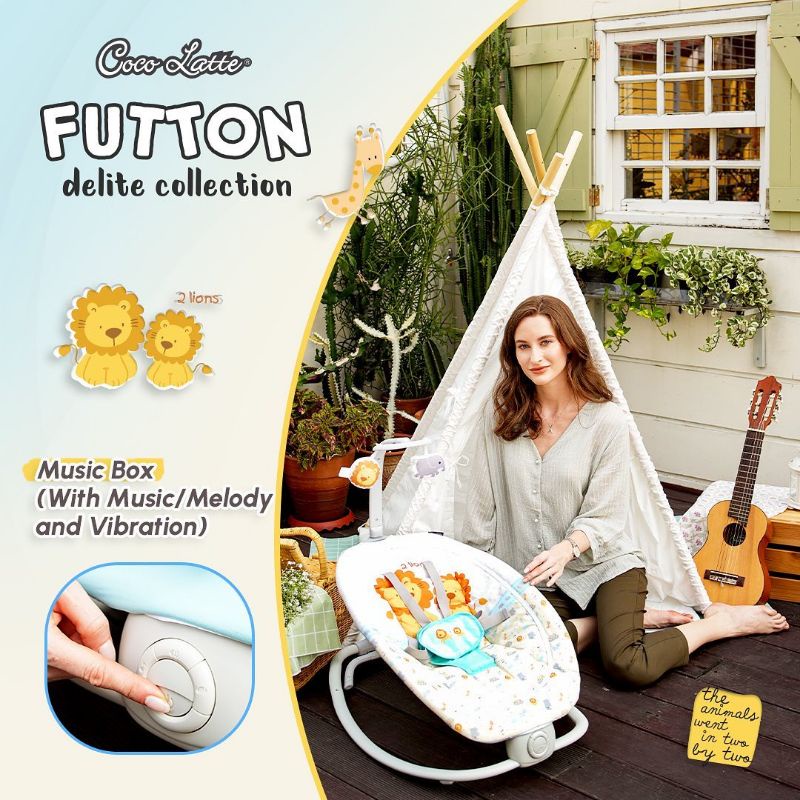 Ayunan Bayi Cocolatte Futton Bouncer Baby Bouncher Bayi Baby Rocker