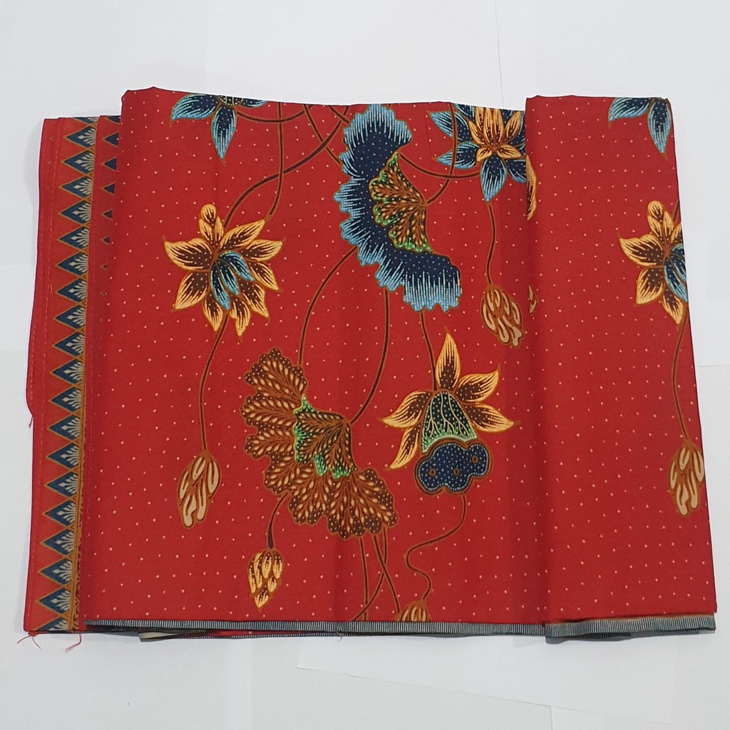 KAIN BATIK H SANTOSO JAWA INDAH 08 MERAH