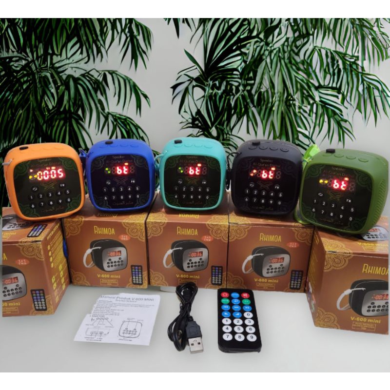 [KOMPLIT] Speaker Al-Qur'an 30 Juz V-600 dan ZB-700 Bluetooth, MEMORI 16 GB / UAS