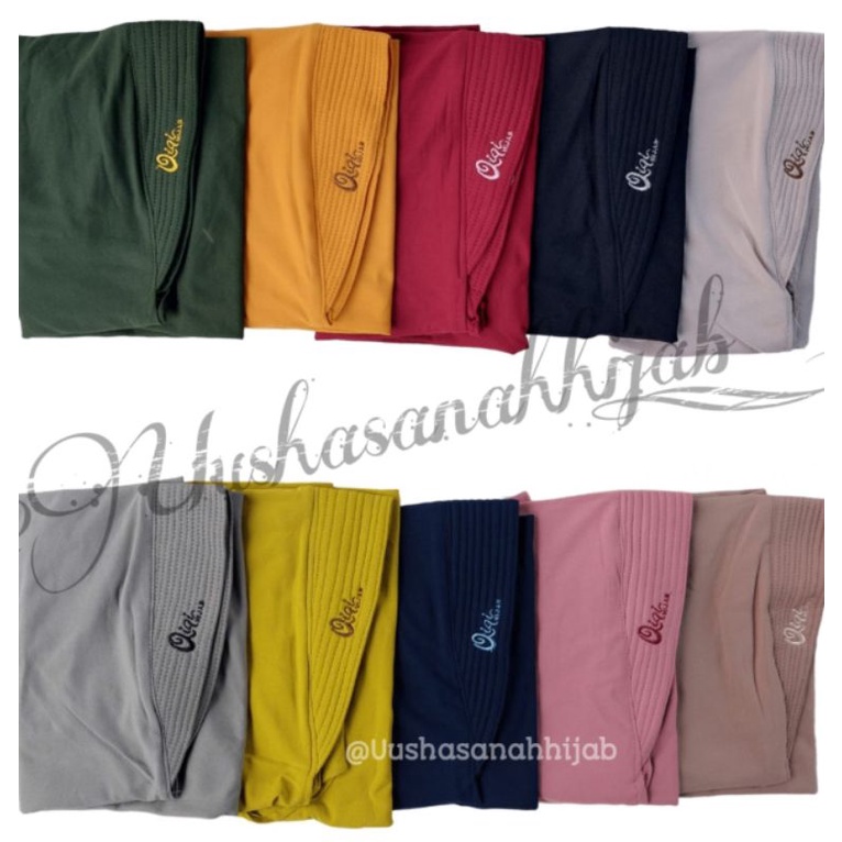 [ Qiqi Hijab ] KANAYA••hijab instan airish premium••hijab pet kancing tengah
