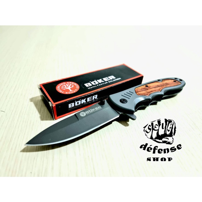 Pisau Lipat Outdoor Boker Made In Solingen Germany "Self Defense Shop"
