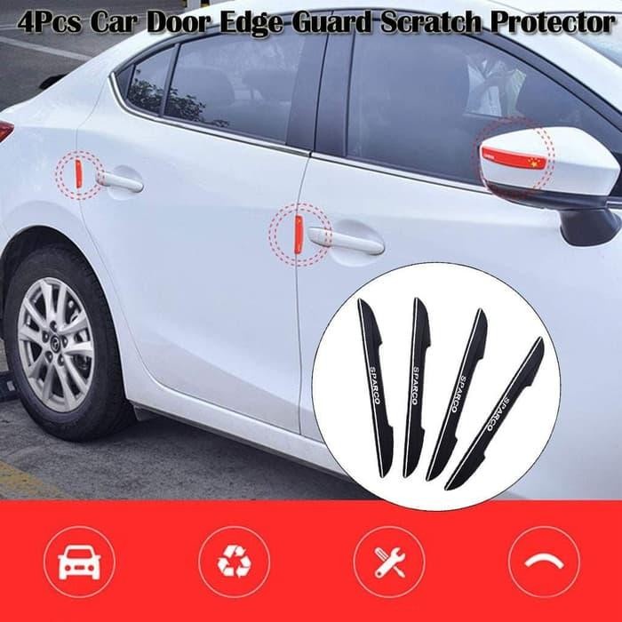 3in1 pelindung Baret pintu Bumper Spion mobil Door guard bumper 4 pcs