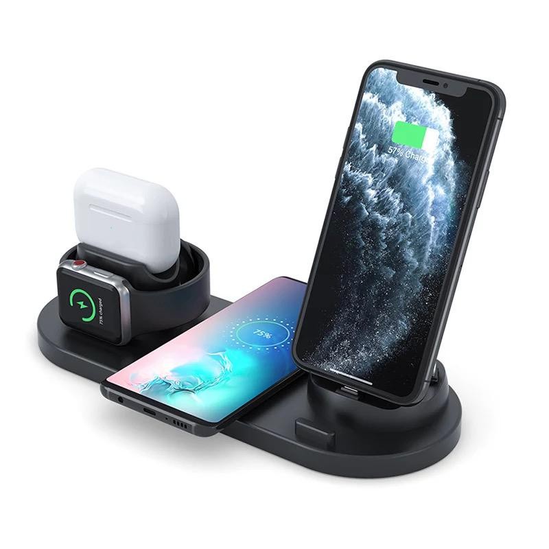 Wireless Charger Dock Station 6in1 - 6in1 Charger Stand Wireless