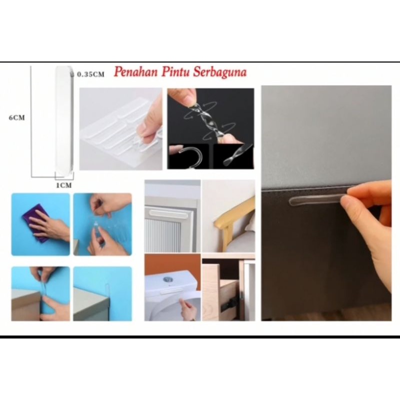 PENAHAN PINTU SERBAGUNA 1 PAPAN ISI 10 PC