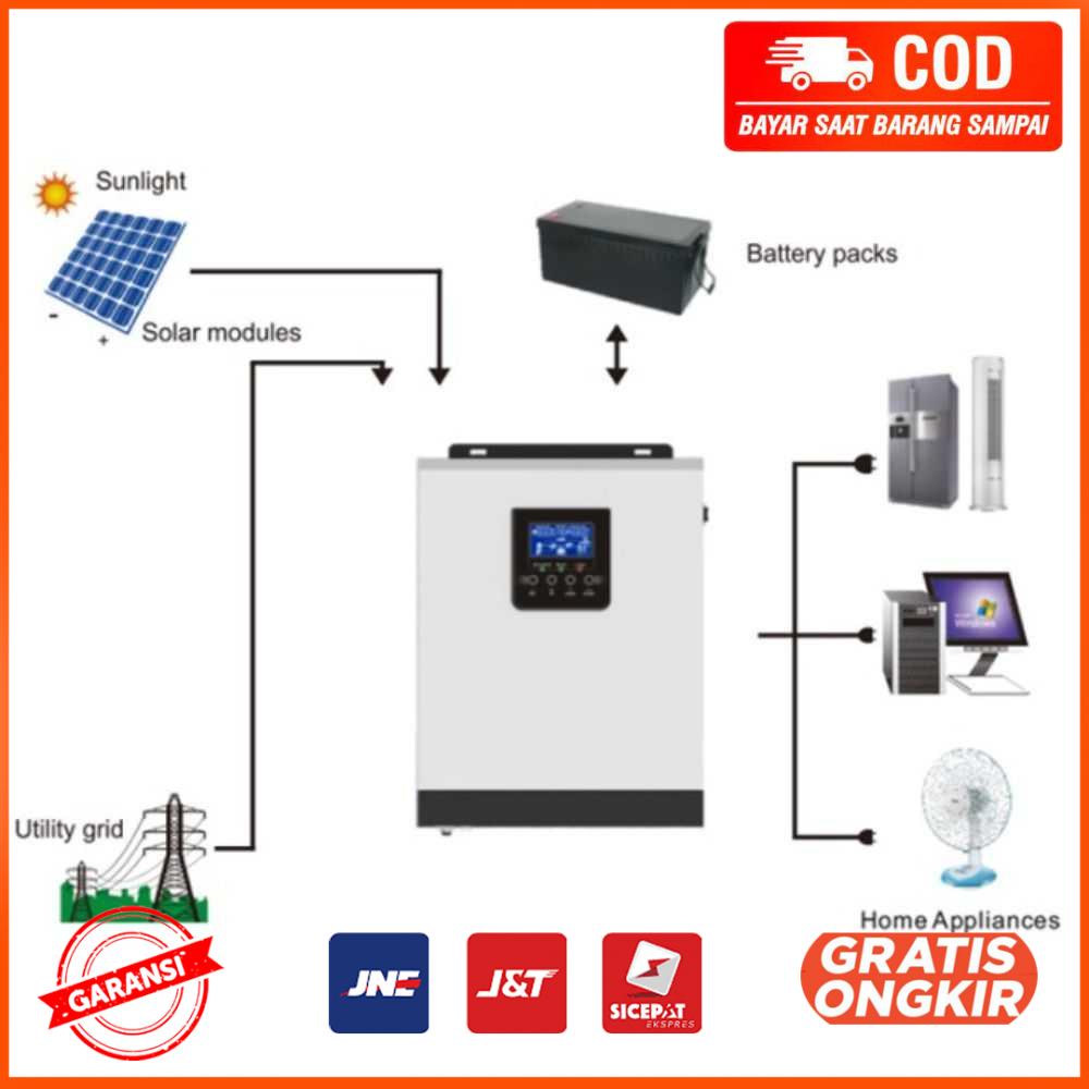 Inverter Solar Controller DC 24V to AC 230V 2400W HPS3K24V