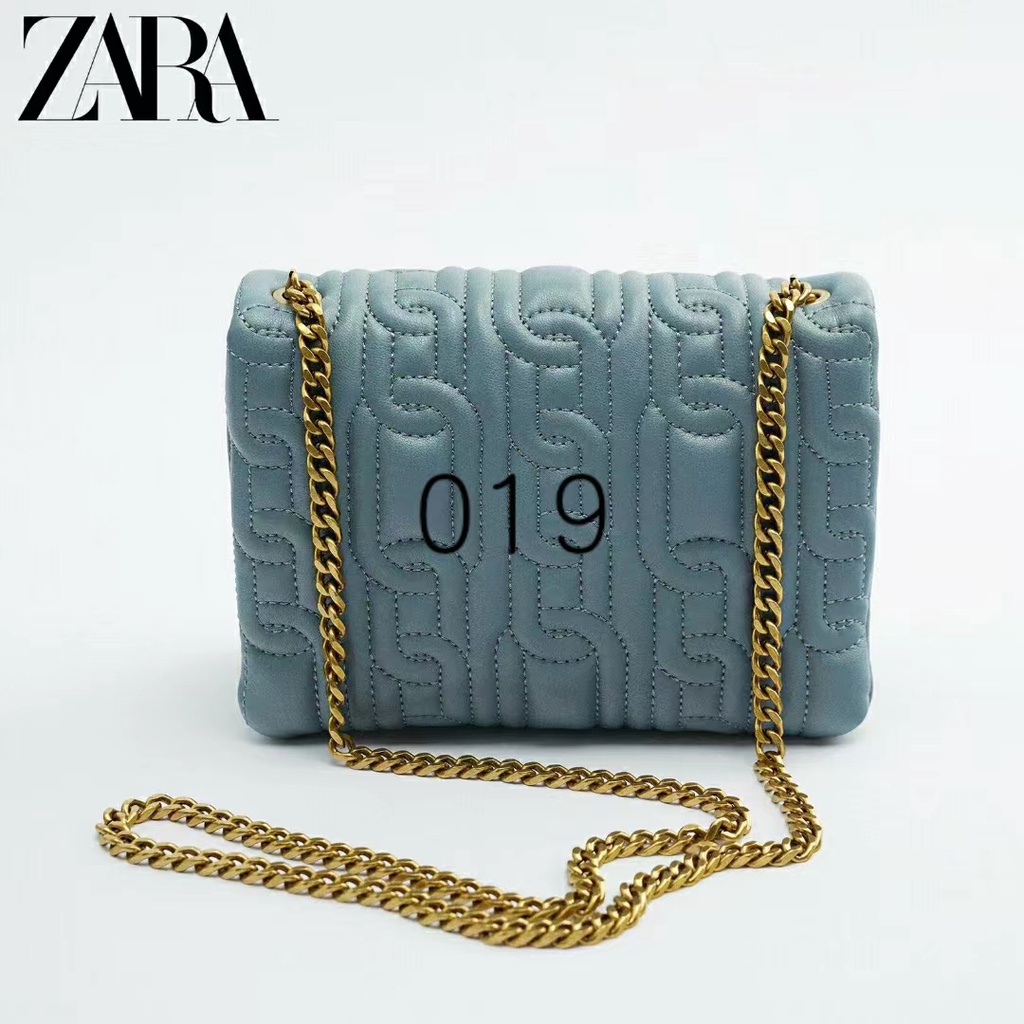 Terbaru rantai tas zar import kecil wanita Zara tas Sling Bag  asli import 2 saku tas selempang tas 