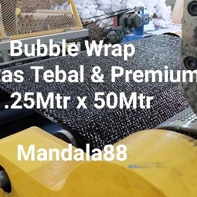 

Bubble Wrap / Plastik Gelembung Bogor 50mtr x 1.25mtr - Putih