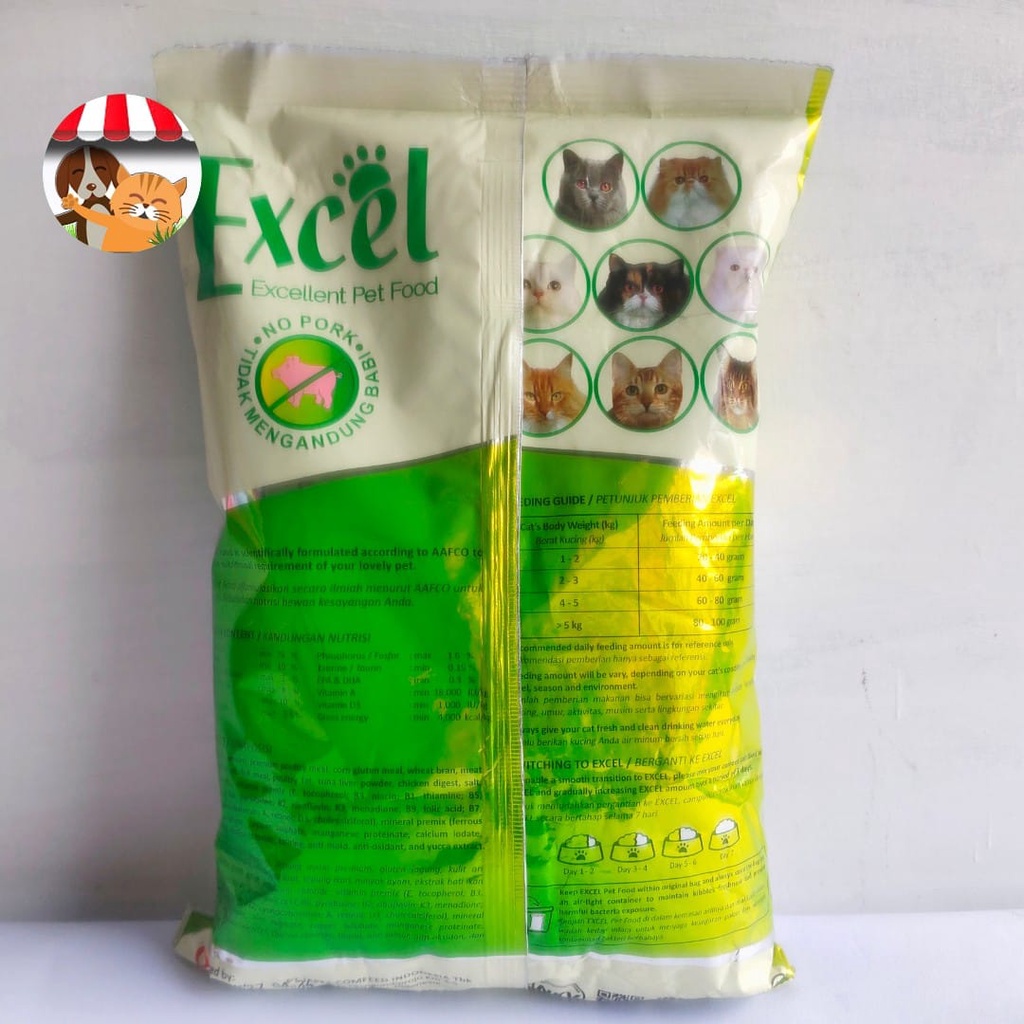 Excel Ikan Tuna Freshpack 500gr - Makanan Kucing Bentuk Donat