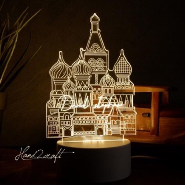 Lampu Led Lampu custom tidur nama tidur 3D custom hias meja name