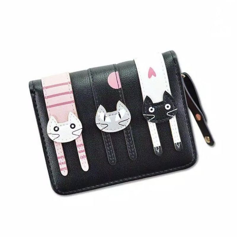 Arifirn Mini Cat Dompet - Dompet Lipat Wanita Murah