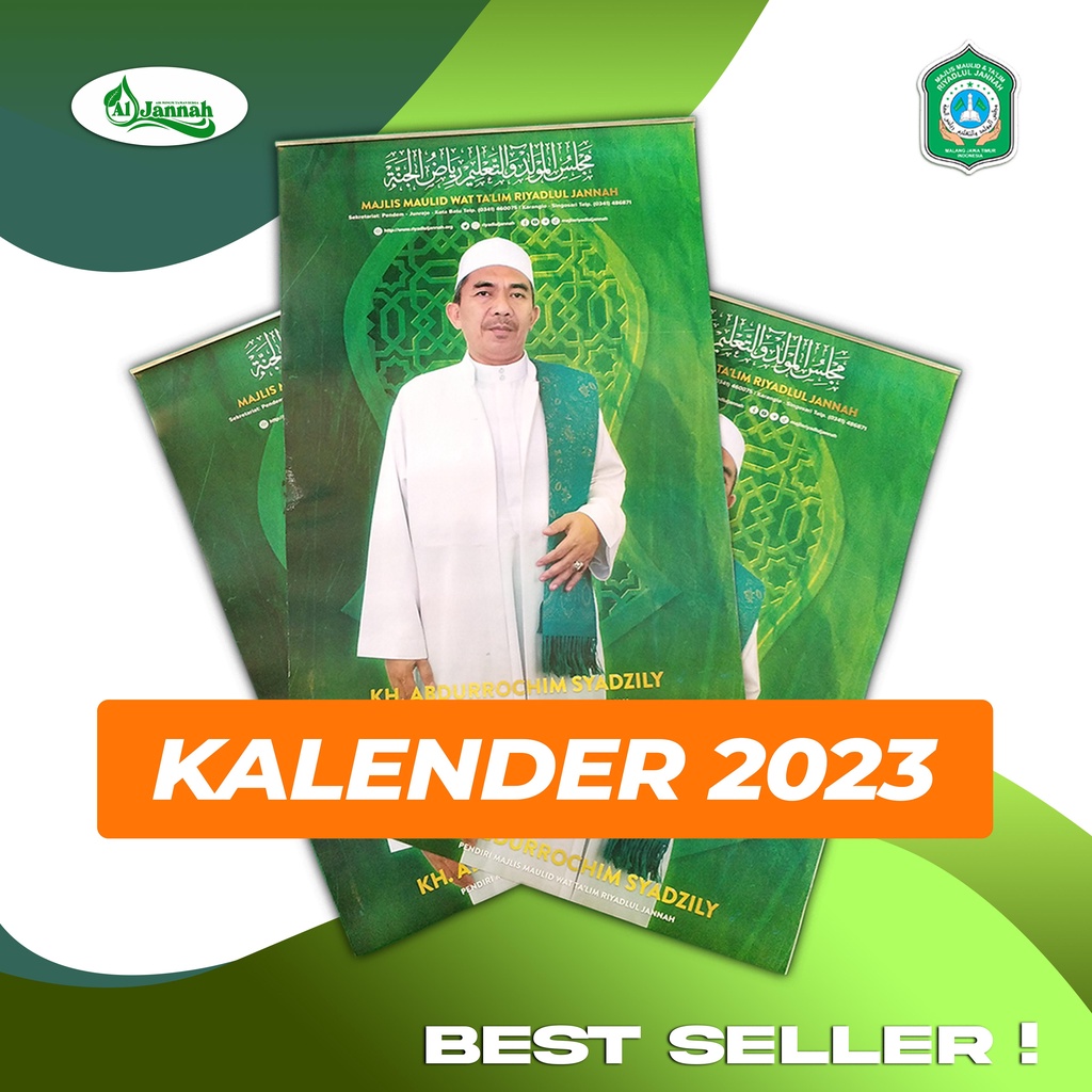 KALENDER 2023 PRODUK ASLI RIYADLUL JANNAH | KALEDER 2023 | KALENDER DINDING