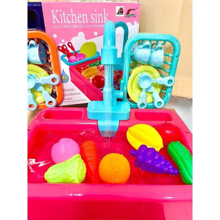 Mainan Anak Cuci Piring - Diswashing Sink Wastafel Cuci Piring Mainan - Mainan kitchen Sink Anak