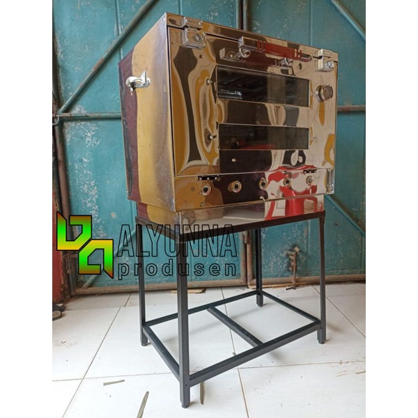 OVEN GAS STAINLES 60X40 + TERMOMETER PROMO MURAH OVEN GAS / OVEN GAS ANTI KARAT / OVEN GAS STAINLESS / OVEN GAS UKURAN 60X40 / Oven Gas + Bonus-bonusnya / Oven Gas / Open Gas /  Oven Gas Murah / Oven Gas Api Atas Bawah/ Oven Stainless / Oven Gas stainless