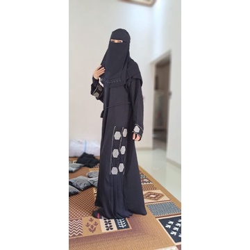 abaya original tarim/abaya hitam/abaya dubai/mesir/yaman/abaya import