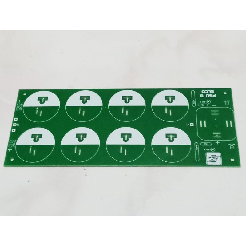 PCB PSU Untuk 8 Elco Dioda Kotak Dan Sisir