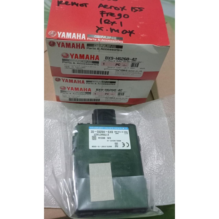 REMOTE CONTROL UNIT MODUL REMOTE KEYLESS AEROX 155 FREEGO LEXI XMAX ASLI ORI YAMAHA BX9 H6260 42