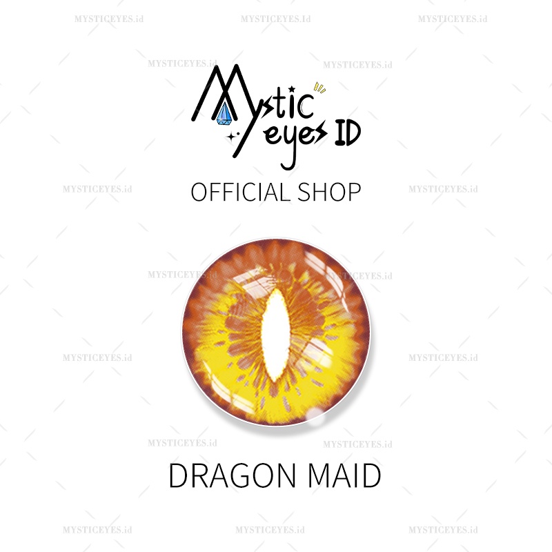 MYSTICEYES SOFTLENS COSPLAY CRAZY LENS DRAGON MAID SERIES 14.5MM (NORMAL)