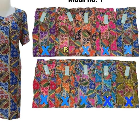 Daster Kencana Ungu label biru 41