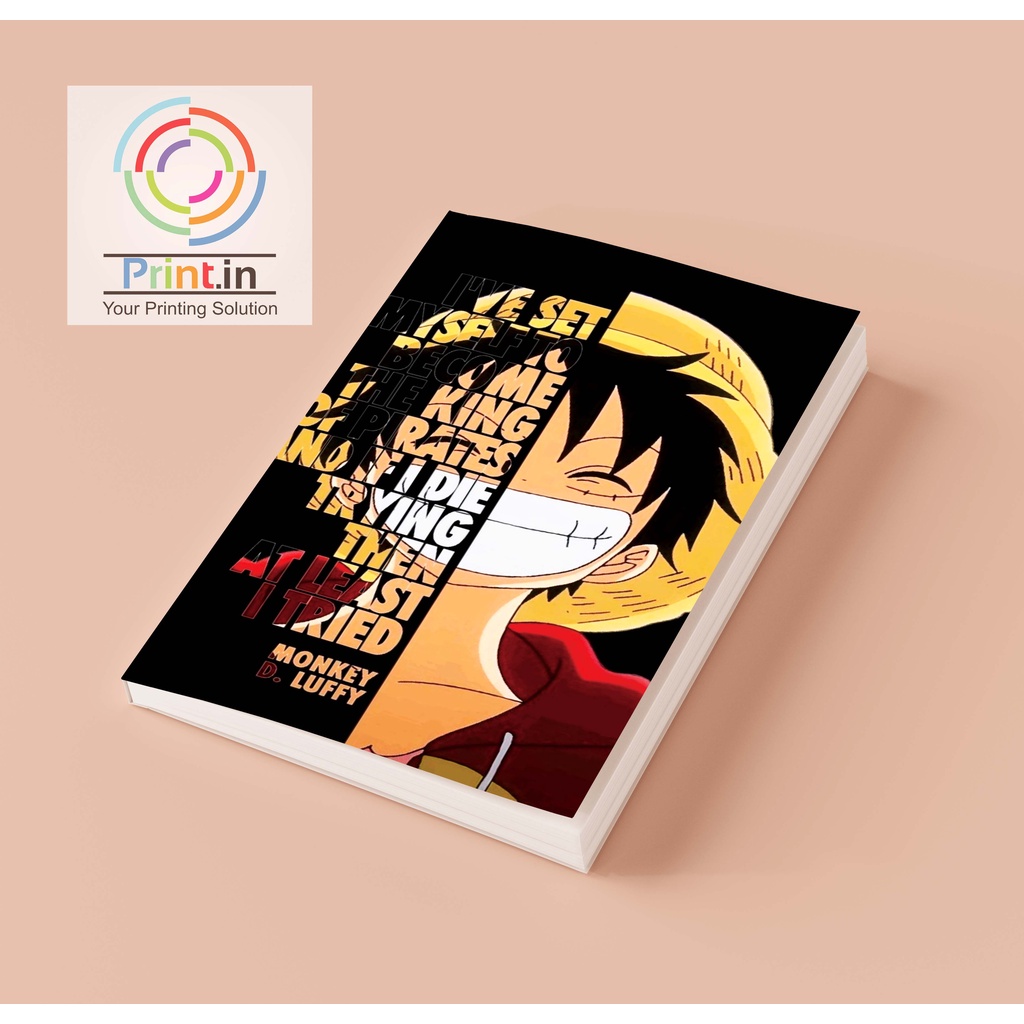 

Notebook Quotes Luffy One Piece Softcover