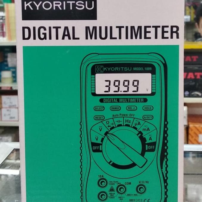 DIGITAL MULTIMETER KYORITSU 1009 - MULTITESTER DIGITAL KYORITSU 1009 barang promo