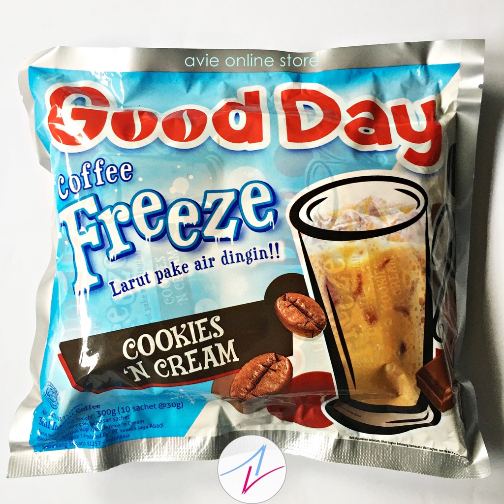 

GOOD DAY COFFEE FREEZE COOKIES n CREAM 1 BAG (10 X 30 GR)