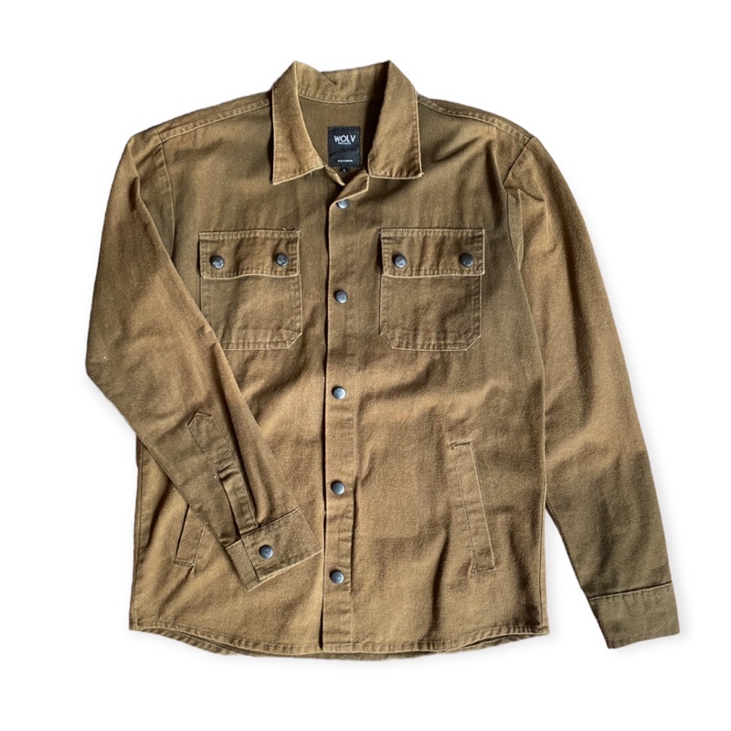 Jaket casual Wolf Worldwide | Jacket Casual Cowok Worldwide