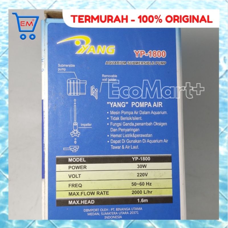 Yang 1800 Water Pump Yang YP-1800