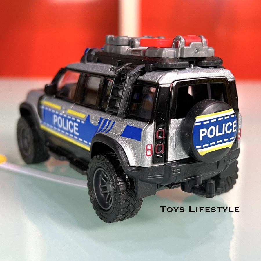 Mobil Majorette Diecast Land Rover Police (BUNYI NYALA)