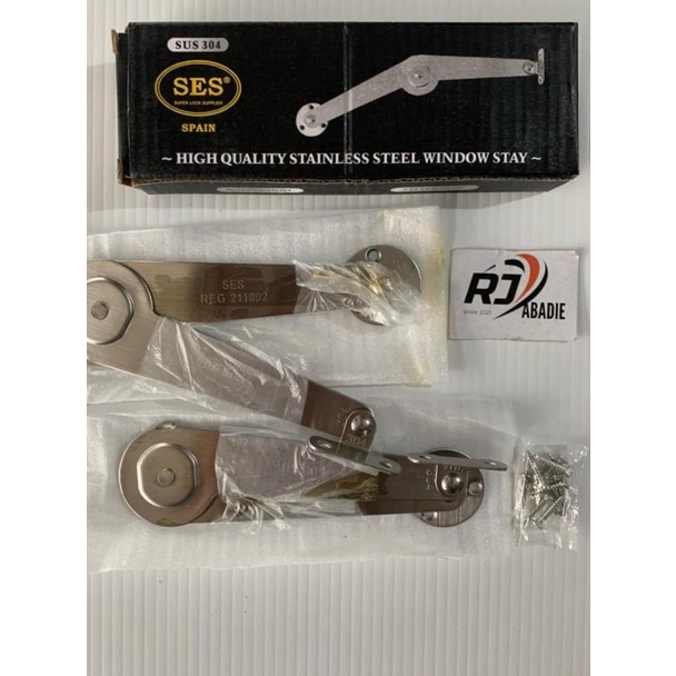 Engsel bunting / salon ses stainless 9"