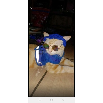 TOPI KUCING/BUCKET HAT CROCHET/TOPI KUCING PORORO/TOPI KUCING RAJUT