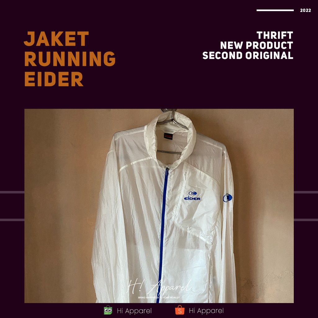 JAKET RUNNING EIDER | JACKET GUNUNG MURAH | JAKET OUTDOOR PRIA| JACKET OUTDOOR EIDER