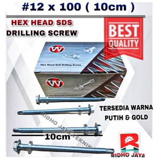 Jual Baut Drilling Roofing Baut Baja Ringan X Cm Shopee