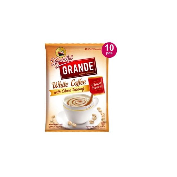 

Kapal Api Kopi Grande White Coffee Renceng 10 Sachet X 20 Gr