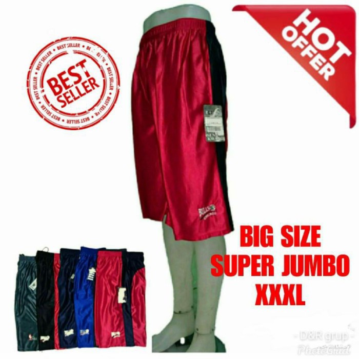 PROMO COD CELANA PENDEK PRIA WANITA BASKET JUMBO XXXL KOLOR DEWASA