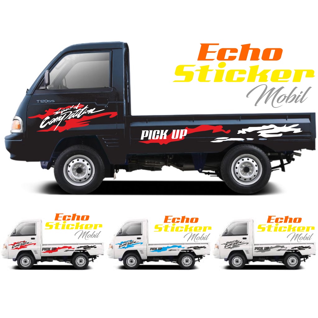Sticker Striping sticker cuting mobil pick up tss ...
