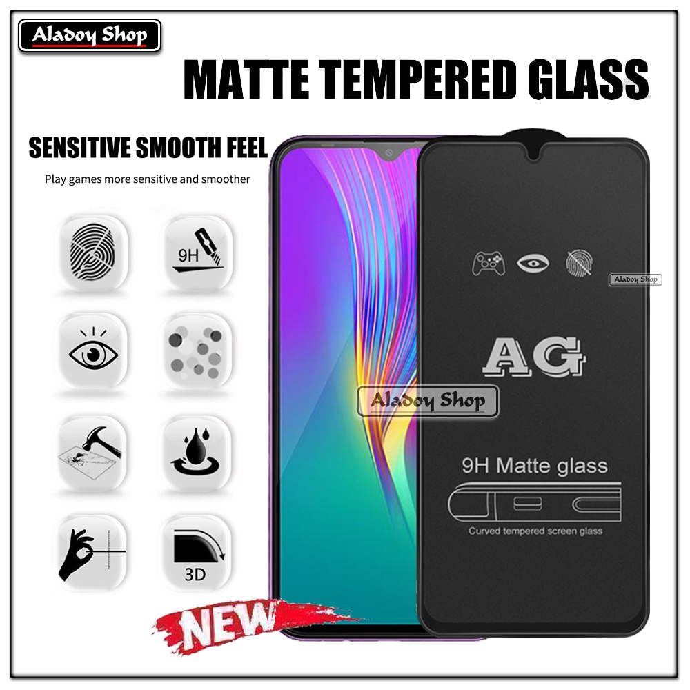 Infinix Smart 4 PAKET 2IN1 Tempered Glass Matte Anti Glare Full Layar dan Tempered Glass Kamera