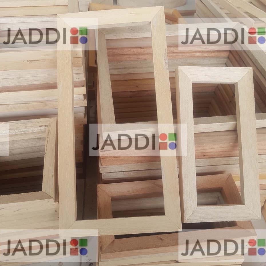 

JADDI Spanram kayu 10x20 20x10 cm bingkai dalam kayu frame kanvas melukis lukisan