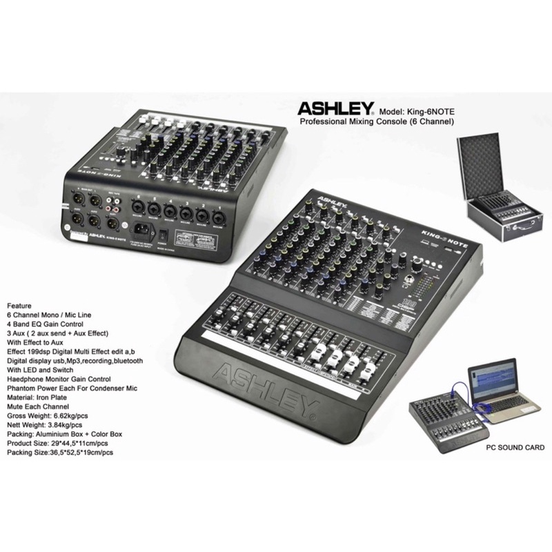 MIXER ASHLEY KING 6 NOTE KING6 NOTE KING 6NOTE ORIGINAL(COD) Mixer ashley king6 king 6 king 6note ki