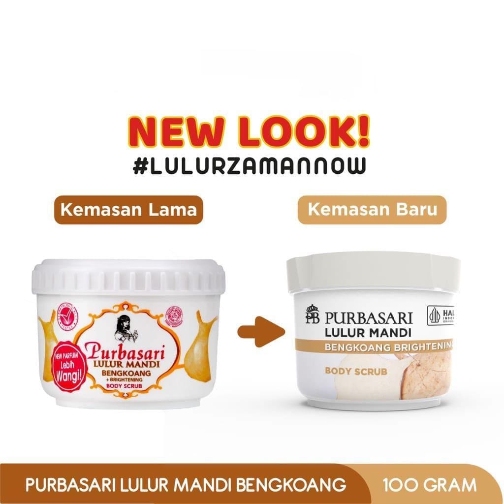 Purbasari Lulur Mandi + Body Scrub 100 gr (New)