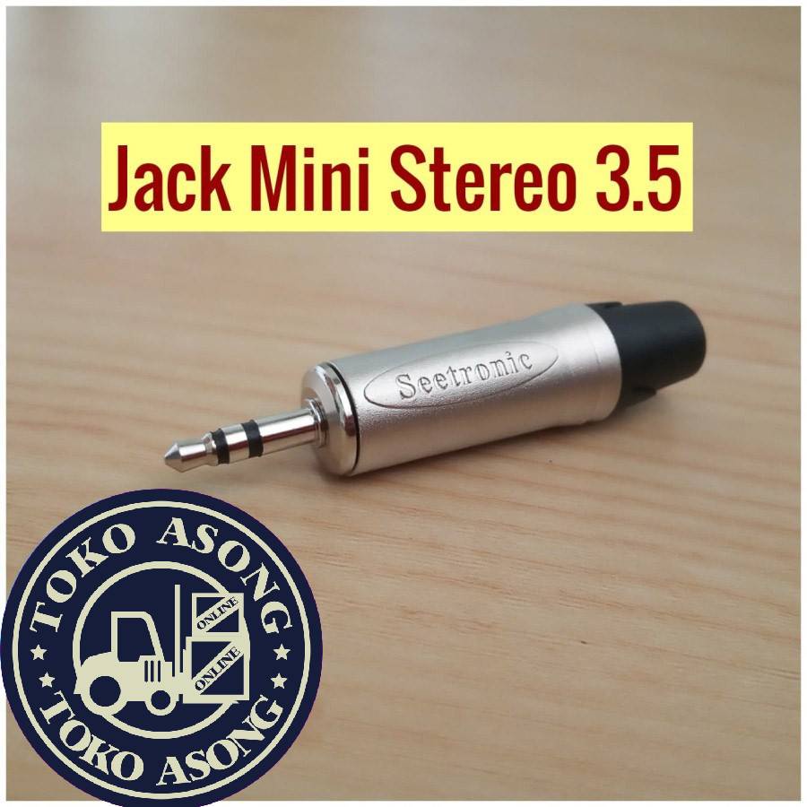 Jack stereo 3.5 soundcrest seetronic male mini jack