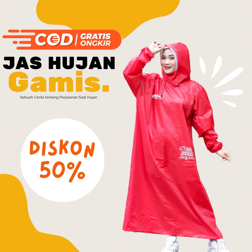 Merdeka store I Jas Hujan Hijaz I Jas Hujan Muslimah I Jas Hujan Syari I Raincoat Wanita I Jas Hujan