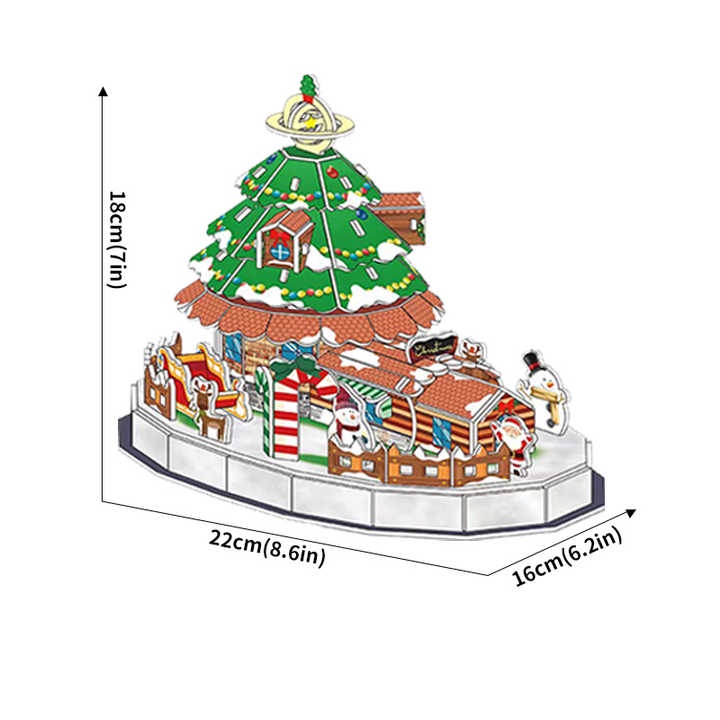 Kado Natal Anak | Puzzle 3 Dimensi CHRISTMAS HOUSE