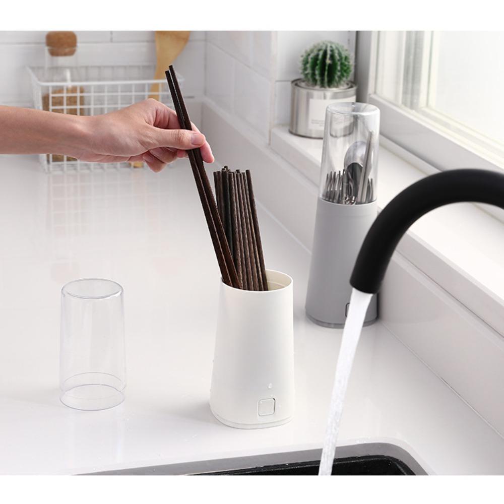 R-FLOWER Tempat Sumpit Kreatif Wadah Multi Fungsi Gadget Dapur Peralatan Masak Kotak Penyimpanan Garpu Sendok Sumpit Holder