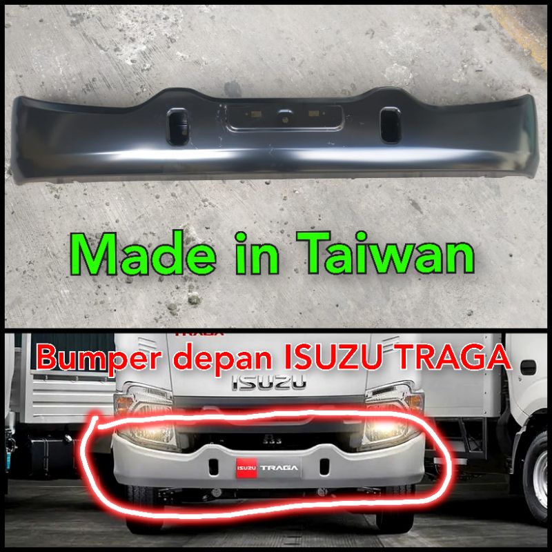 BUMPER BEMPER DEPAN ISUZU TRAGA PICKUP *taiwan
